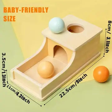 Montessori Wooden Ball Drop Box - Early Childhood Education