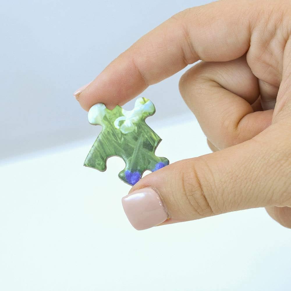 Close-up of thick interlocking puzzle piece