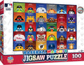 MasterPieces MLB Mascots 100 piece kids jigsaw puzzle box