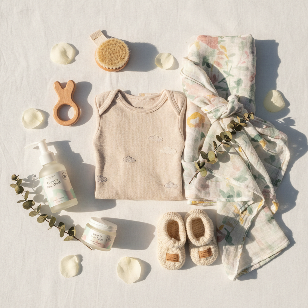 Organic Newborn Gift Set